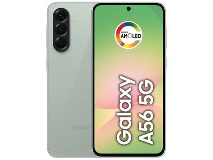Smartphone Samsung Galaxy A56 5G Verde ou Rosa 256GB 8GB RAM, Câmera Tripla até 50MP, Tela Super AMOLED 6.7", IP67, NFC, Vídeo HDR e Recursos AI