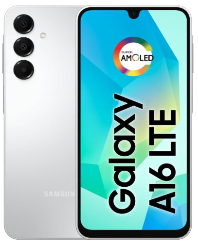 Samsung Galaxy A16 256GB + 8GB RAM – Tela 6.7" FHD+ AMOLED 90Hz, Câmera Tripla 50MP, NFC e 6 Anos de Atualizações